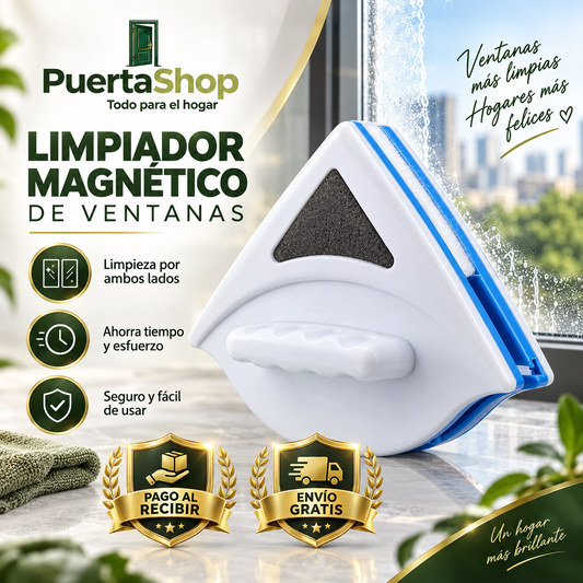 ✨ CrystalMag – Limpiador Magnético de Ventanas 🔥