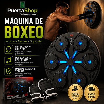 🥊 BoxeoFit Pro + caja y cargador + Bluetooth Premium + Guantes Profesionales 🔥