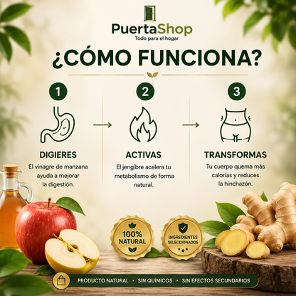 🍎 SUP Gummies – Vinagre de Manzana – Apoyo Digestivo y Energía Natural 🌿