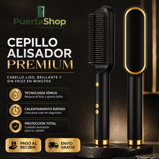✨ LumiHair™ Cepillo Alisador Iónico Profesional 🔥