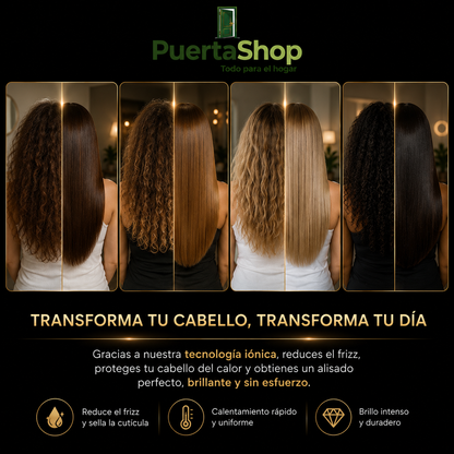 ✨ LumiHair™ Cepillo Alisador Iónico Profesional 🔥