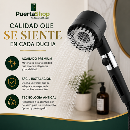 🚿 AquaFuerza - Ducha de Alta Presión ✨