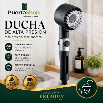 🚿 AquaFuerza - Ducha de Alta Presión ✨