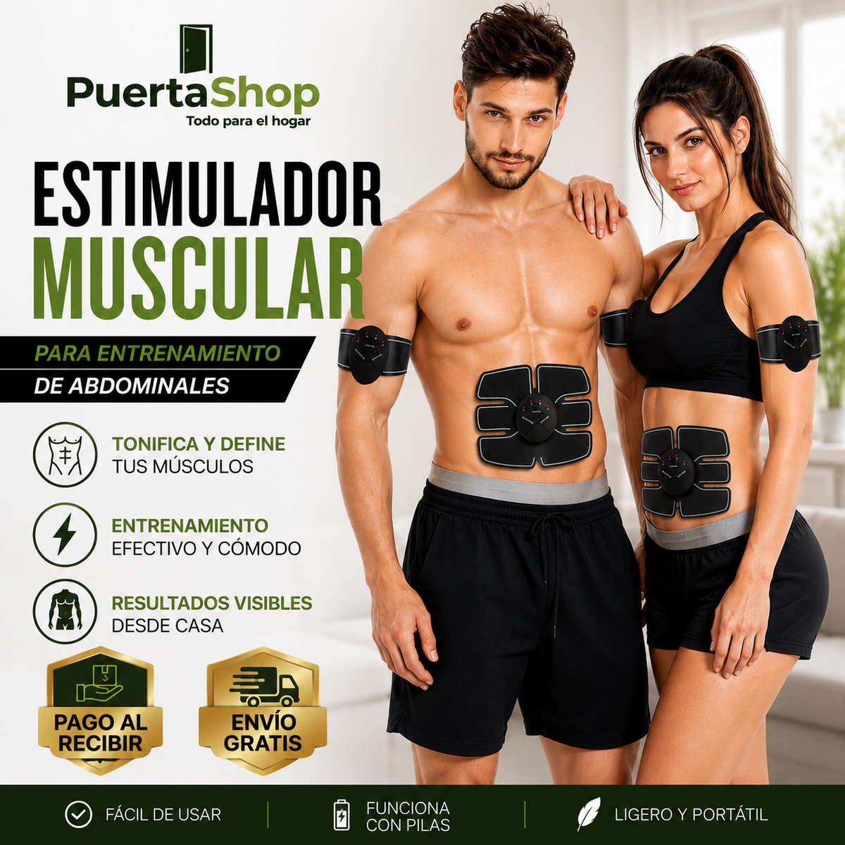 ⚡ PulseCore™ EMS – Estimulador Muscular Premium 🔥