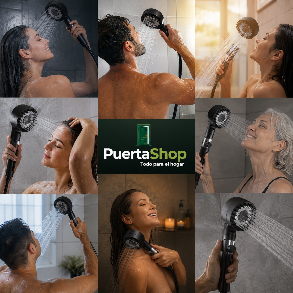 🚿 AquaFuerza - Ducha de Alta Presión ✨