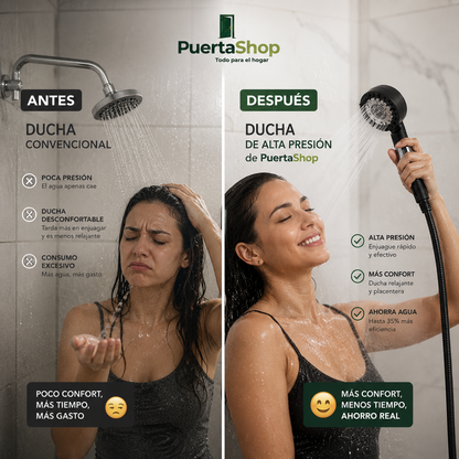 🚿 AquaFuerza - Ducha de Alta Presión ✨