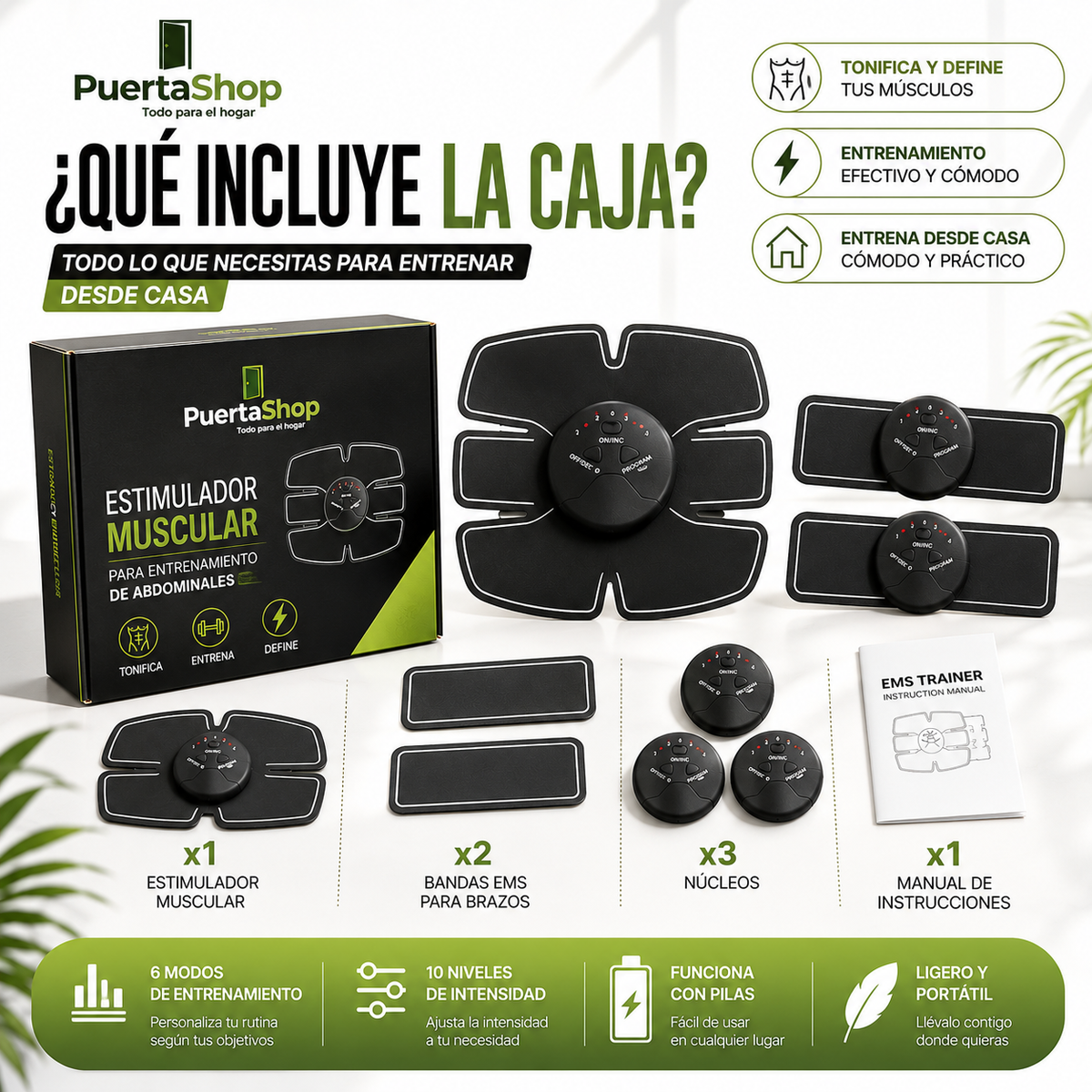 ⚡ PulseCore™ EMS – Estimulador Muscular Premium 🔥